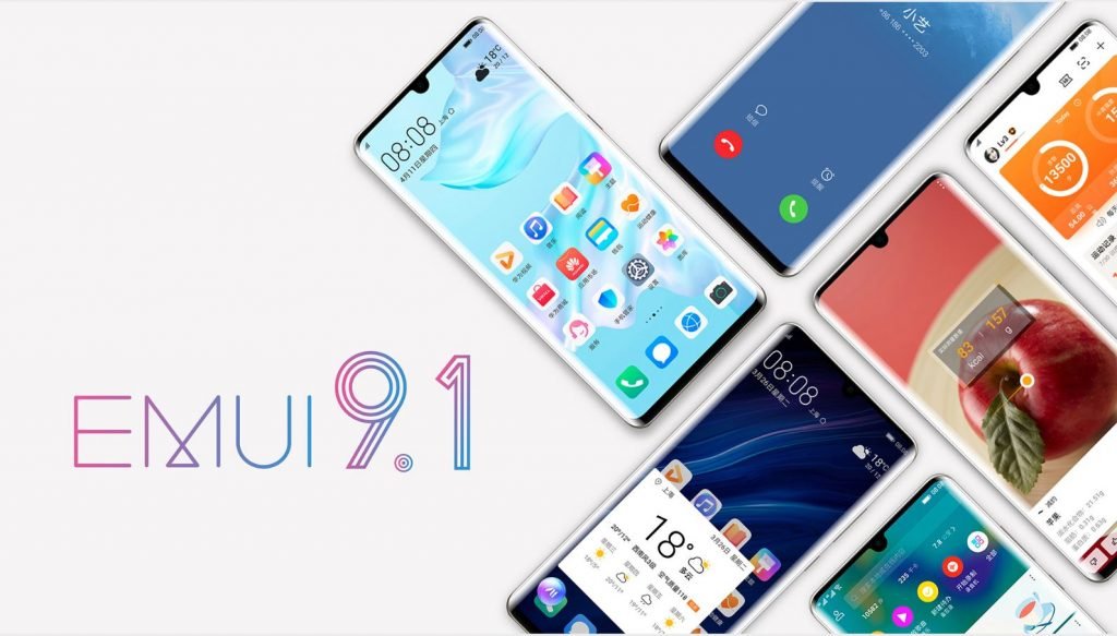 emui 9.1 update list