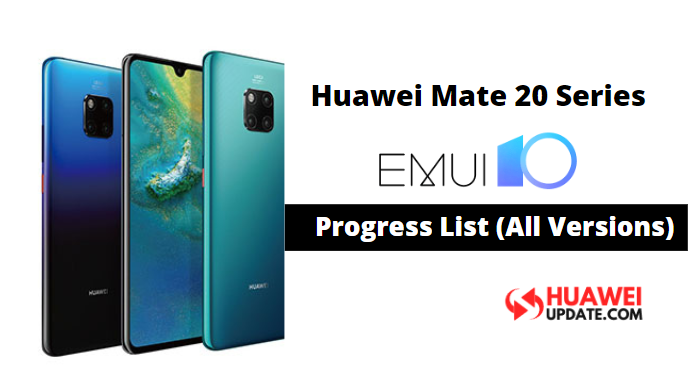 Huawei Mate 20 Series EMUI 10 Updates