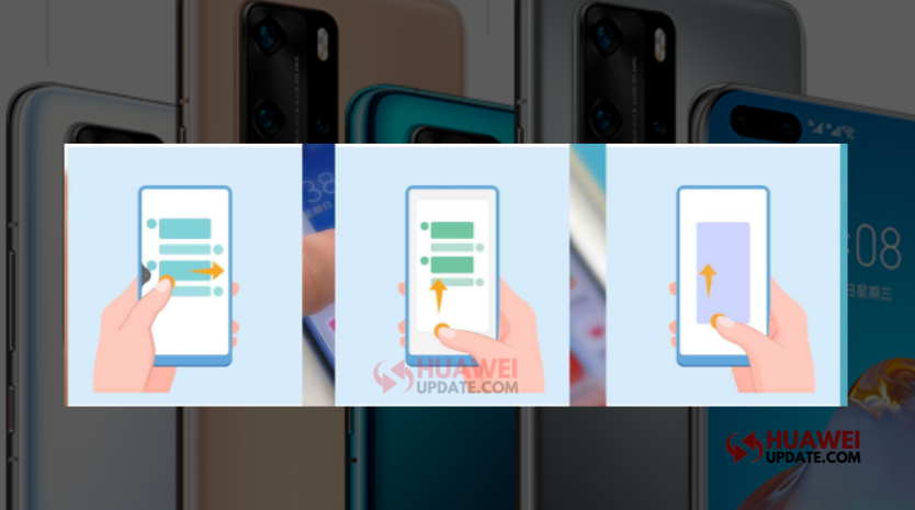 Huawei P40 Pro EMUI 10.1 Gesture Navigation