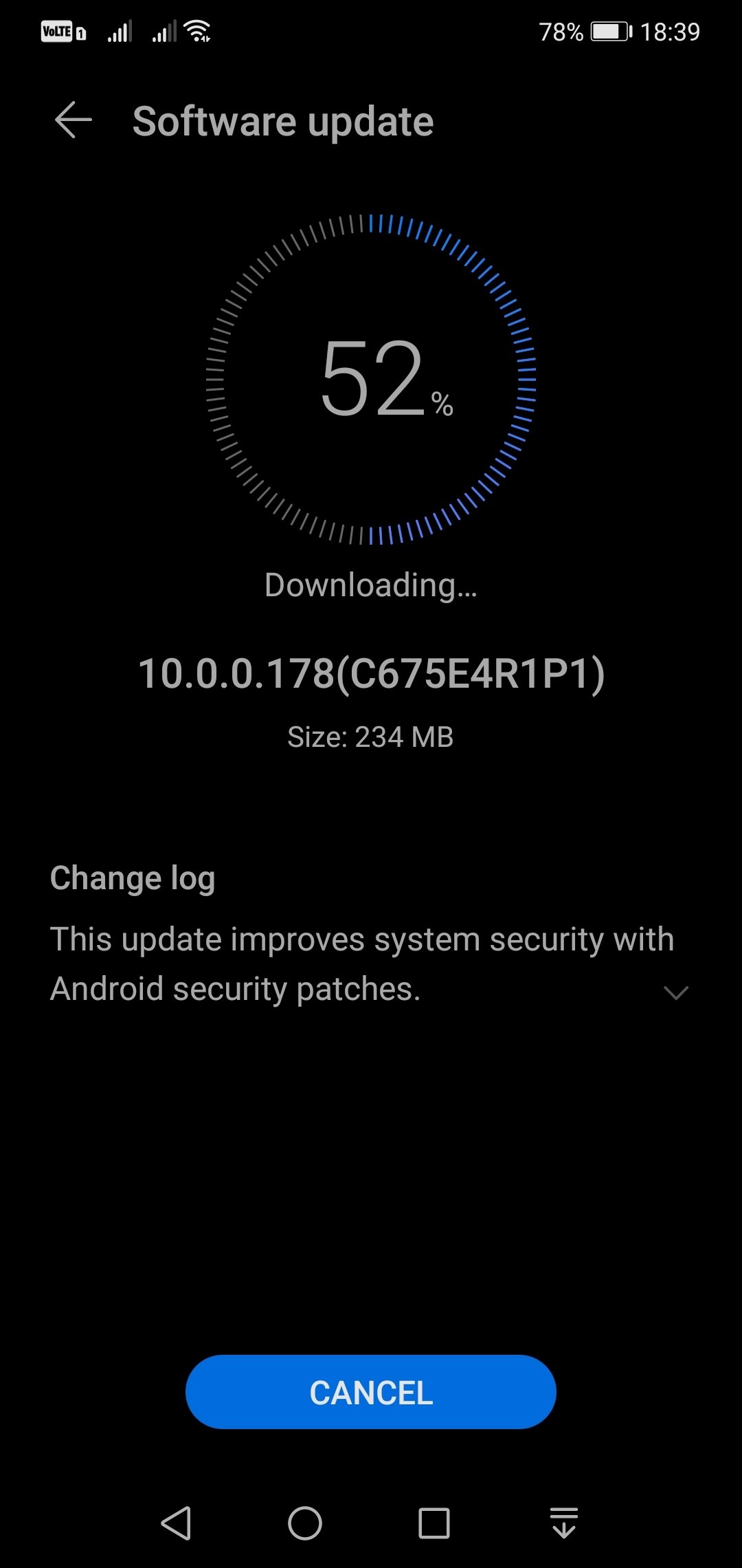 Honor 10 May Security Patch update