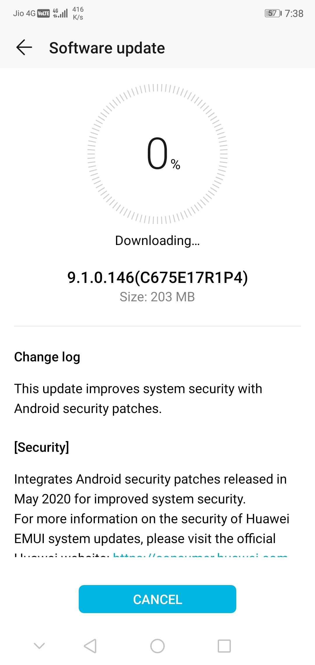 Honor 9N May 2020 update 9.1.0.146