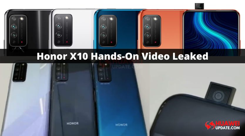 Honor X10 another hands-on video leaked ahead of launch