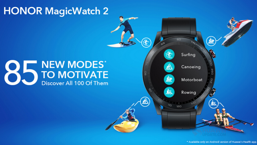 Honor MagicWatch 2 85 workout modes