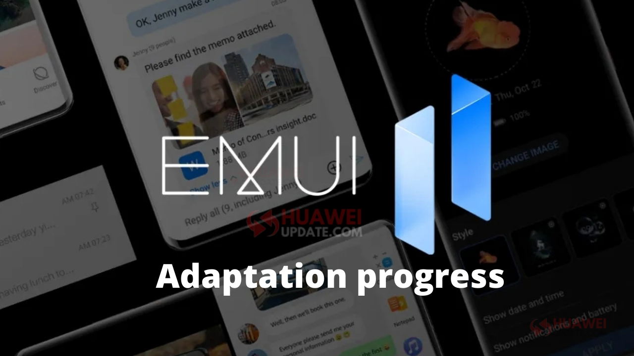 EMUI 11 and Magic UI 4.0 adaptation progress