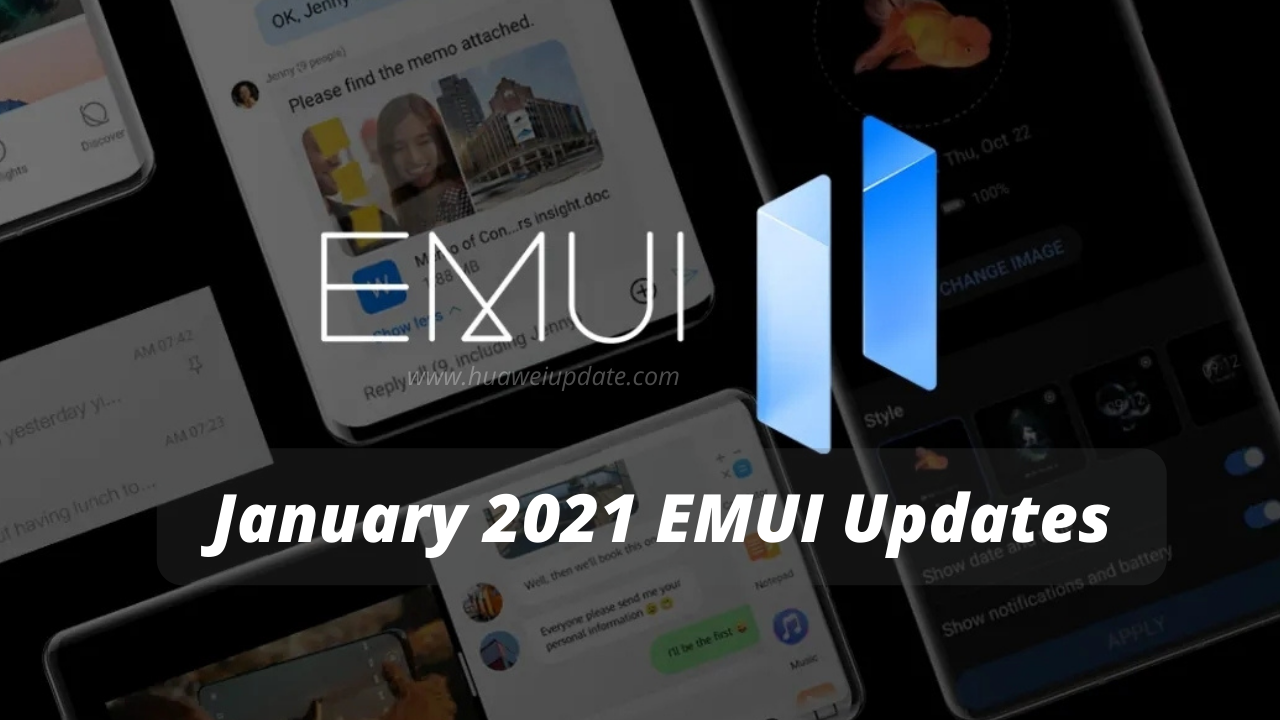 January 2021 EMUI and Magic UI Updates