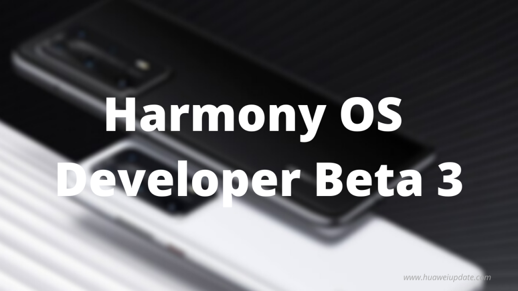 Huawei Hongmeng OS Beta 3