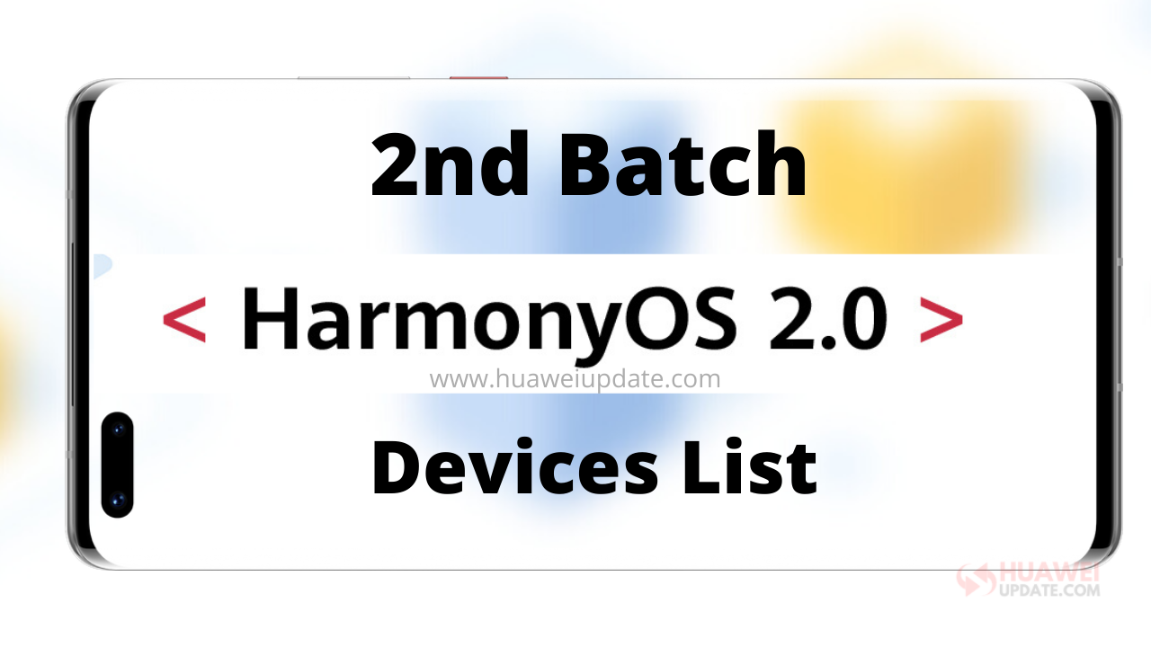 HarmonyOS 2.0 beta 2nd batch