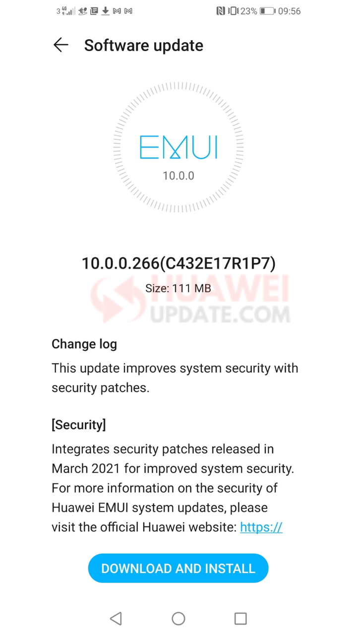 Honor 10 Lite EMUI 10.0.0.266