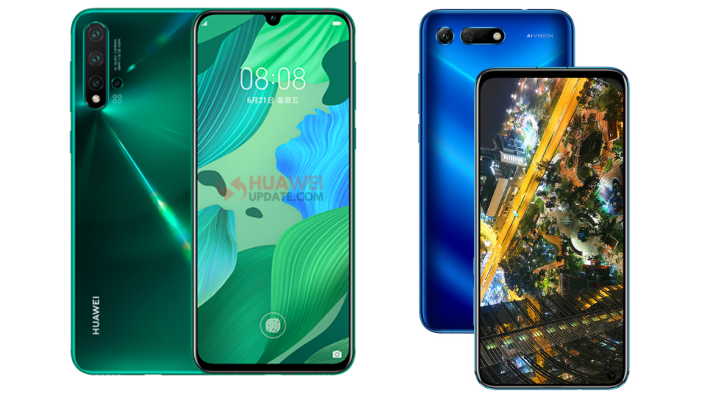 Huawei Nova 5 Pro and Honor V20