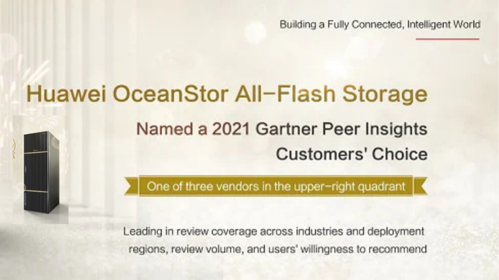 Huawei is Named a 2021 Gartner Peer Insights Customers’ Choice (1)