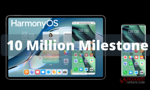 HarmonyOS 10 million milestone