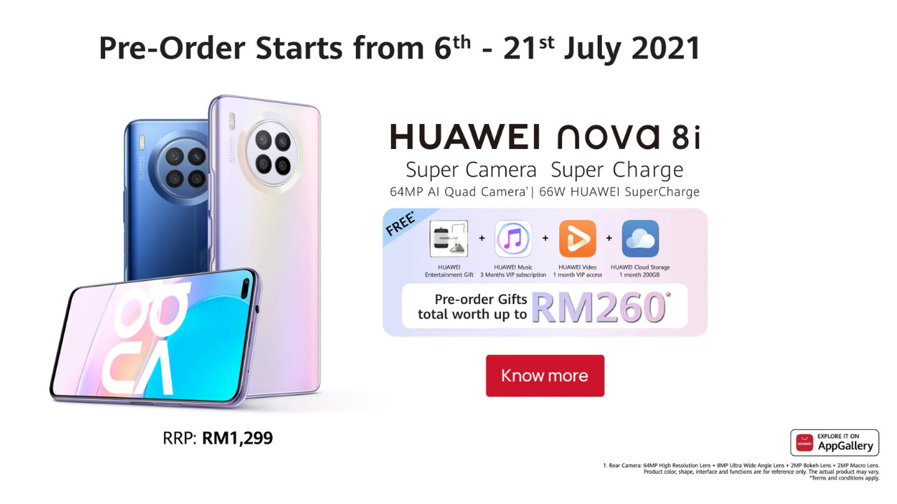 Huawei Nova 8i Malaysia