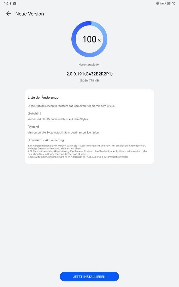 HUAWEI MATEPAD 11 HARMONYOS 2.0.0.191