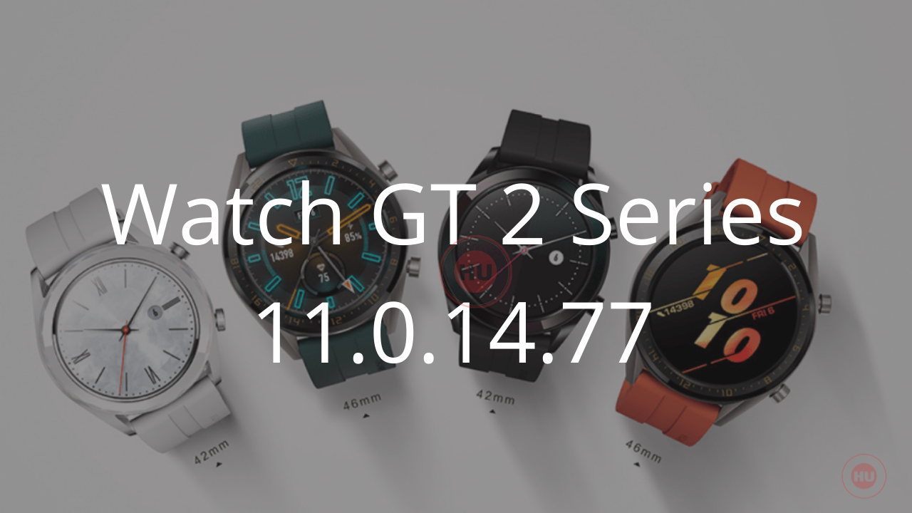 Huawei Watch GT 2 series update