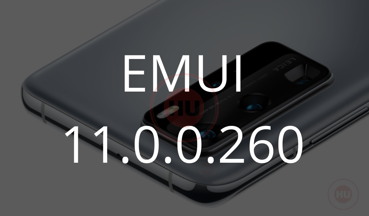 EMUI 11.0.0.260 P40 Pro Dec 2021 patch update