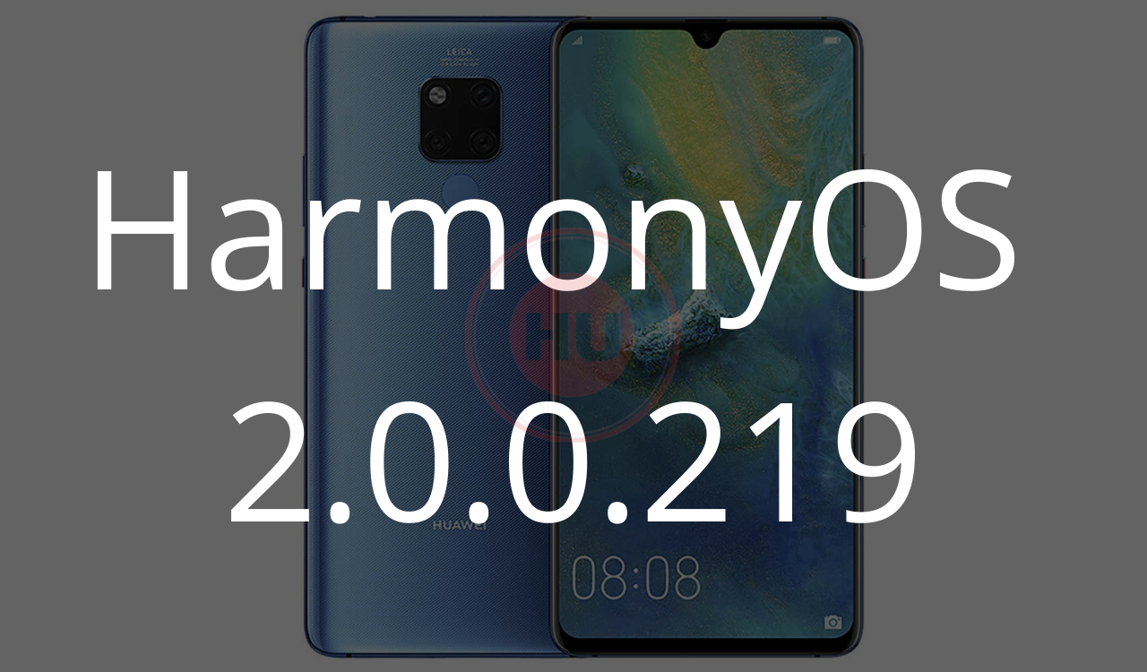 HarmonyOS 2.0.0.219 Mate 20 X 4G