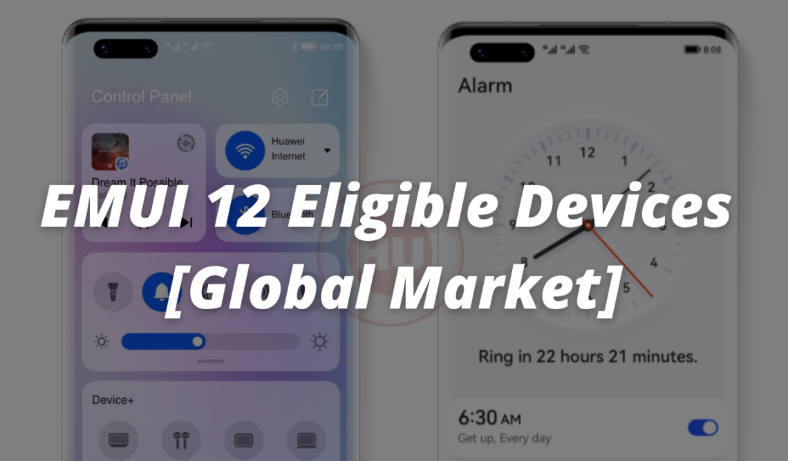 EMUI 12 Eligible Devices For Global Market
