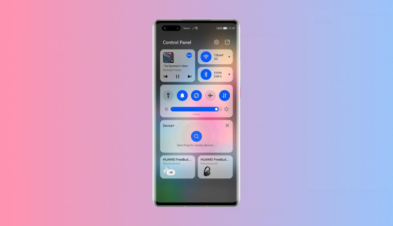 Emui Panel EMUI 12 Features: Control panel for easy control - HU
