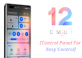 EMUI 12 Features Control panel for easy control