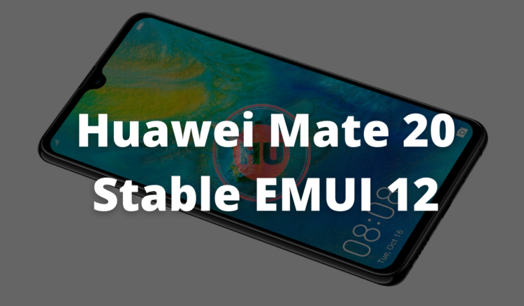 Huawei Mate 20 Stable EMUI 12 Changelog