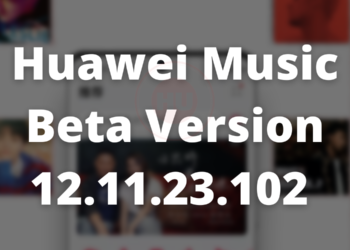 Huawei Music Beta version 12.11.23.102