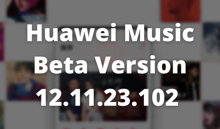 Huawei Music Beta version 12.11.23.102