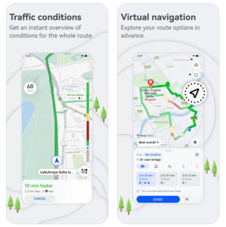 Huawei Map Huawei Petal Maps listed on Apple Store - HU