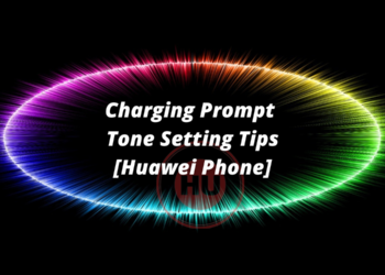 Huawei phone charging prompt tone setting method