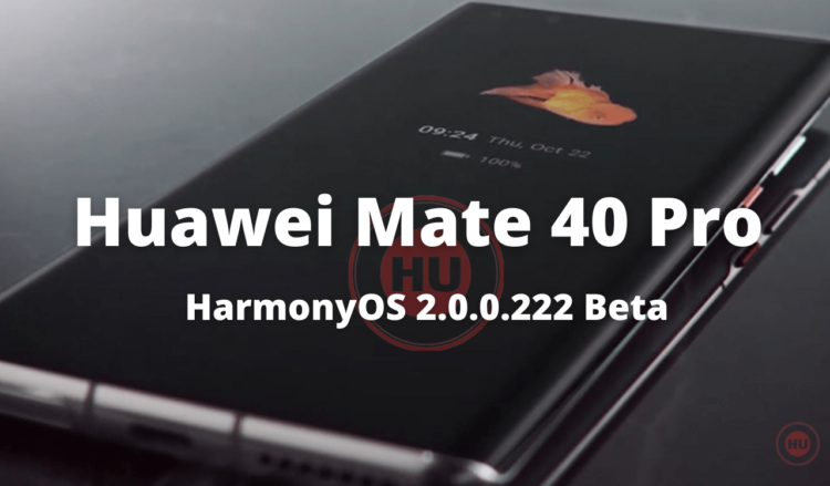Huawei Mate 40 Pro HarmonyOS 2.0.0.222 beta version released for new features