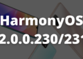 HarmonyOS 2.0.0.230 Huawei Enjoy 20 Pro 5G, Enjoy 20 Plus, Honor 30S