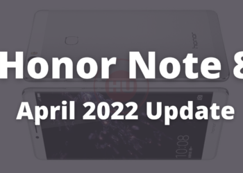 Honor Note 8 EMUI 8.0.0.555 software update
