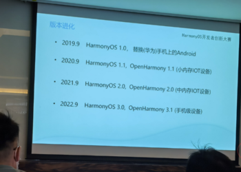 Huawei HarmonyOS 3.0 September 2022
