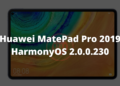 Huawei MatePad Pro 2019 HarmonyOS 2.0.0.230