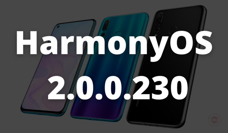 Huawei Nova 4, Nova 4e, and Play 4T Pro HarmonyOS 2.0.0.230 update