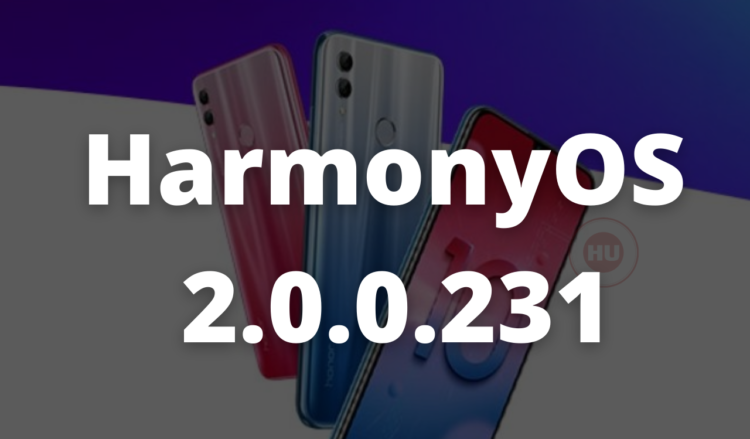 Honor 10 Youth Edition HarmonyOS 2.0.0.231