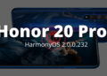 Honor 20 Pro HarmonyOS 2.0.0.232