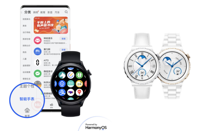 Huawei AppGallery added a smartwatch area