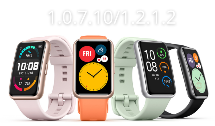 Huawei Watch Fit 1.0.7.101.2.1.2 update