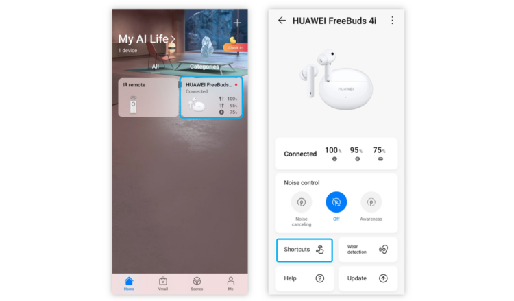 Getting started with your Huawei FreeBuds 4i