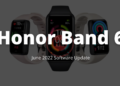 Honor Band 6 getting 10.3.1.10 update