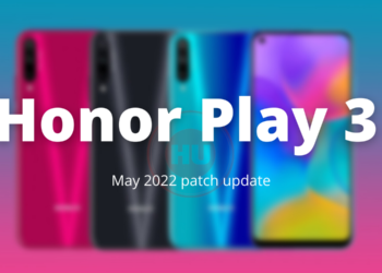 Honor Play 3 May 2022 patch update