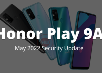 Honor Play 9A May 2022 security update