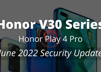 Honor V30 Series June 2022 security update