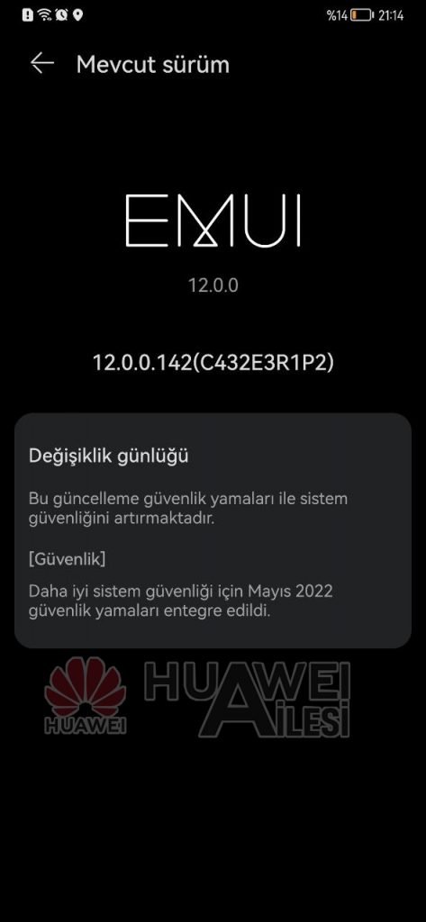 Huawei Mate 20 Pro grabbing May 2022 security update