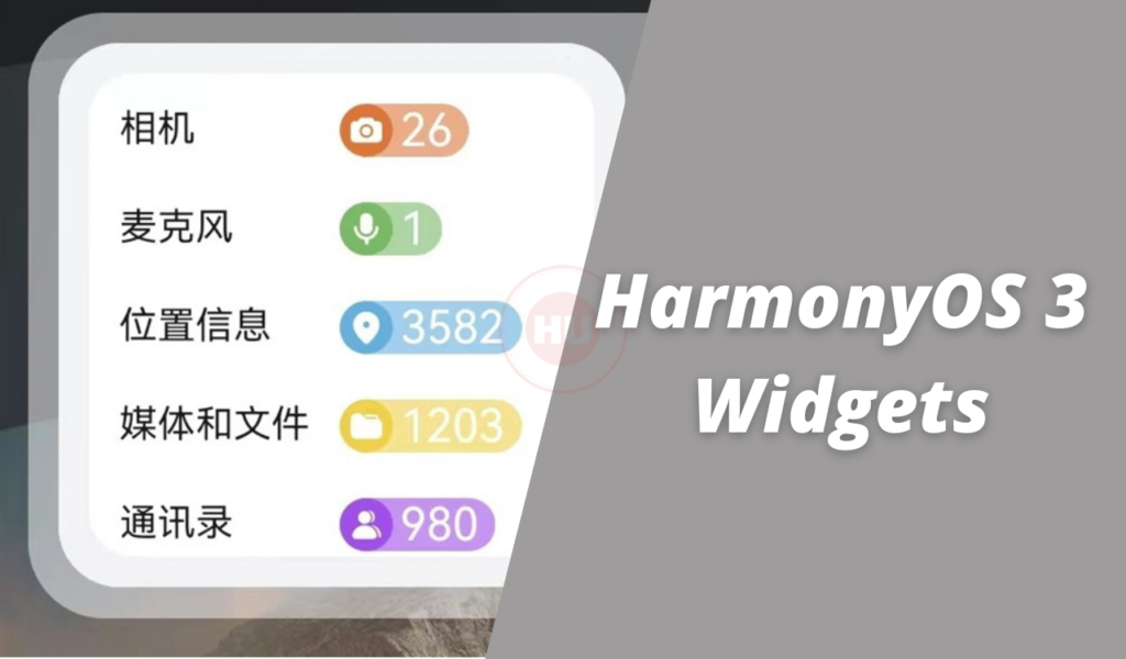 In Huawei Harmony OS 3.0 widgets are improved - HU