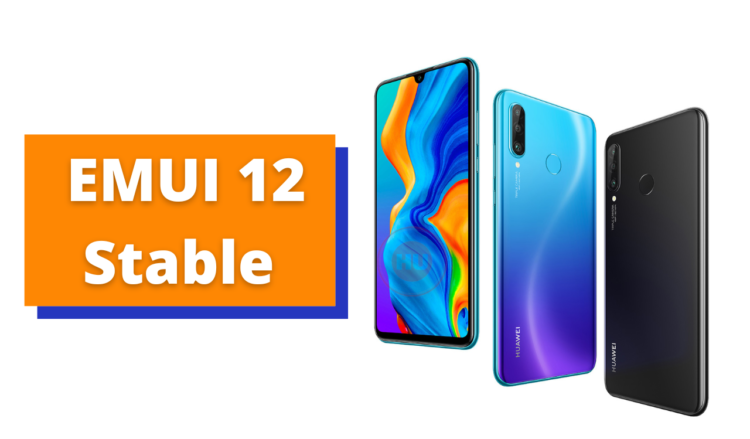 Huawei P30 Lite stable EMUI 12 update