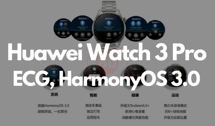 Huawei Watch 3 Pro with ECG, HarmonyOS 3