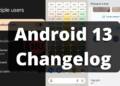 Android 13 Changelog
