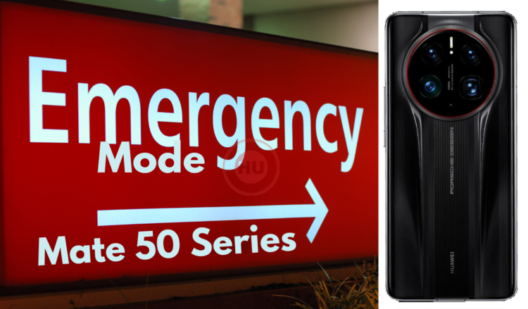 Emergency mode Huawei Mate 50 Series