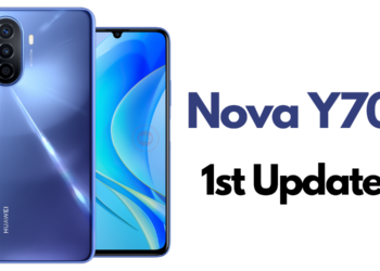 Huawei Nova Y70 first software update